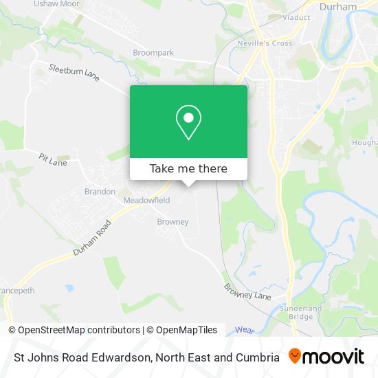 St Johns Road Edwardson map