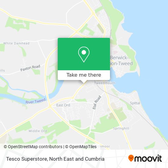 Tesco Superstore map