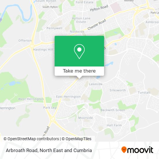 Arbroath Road map