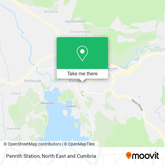 Penrith Station map