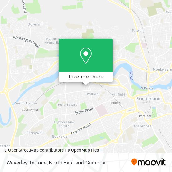 Waverley Terrace map