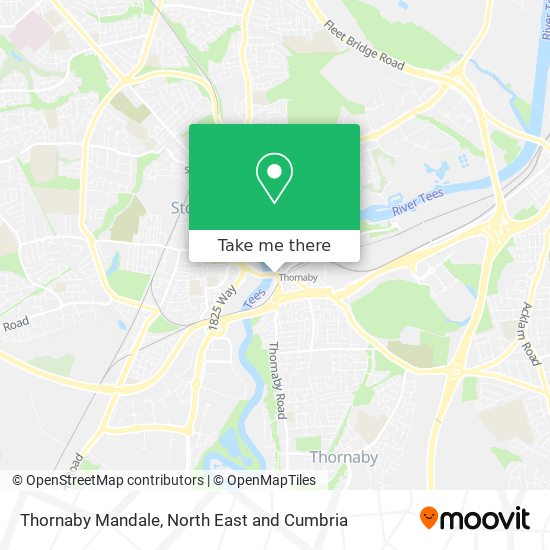 Thornaby Mandale map