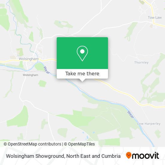 Wolsingham Showground map