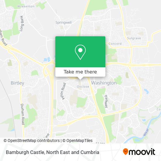Bamburgh Castle map