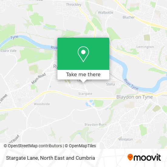 Stargate Lane map