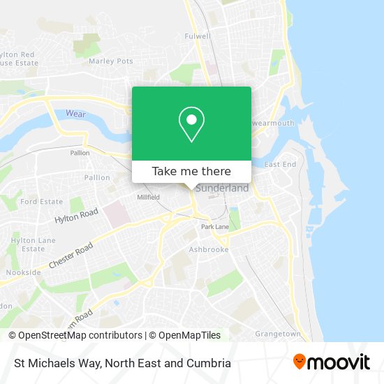 St Michaels Way map