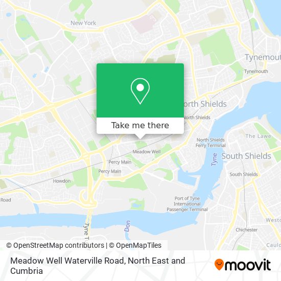 Meadow Well Waterville Road map
