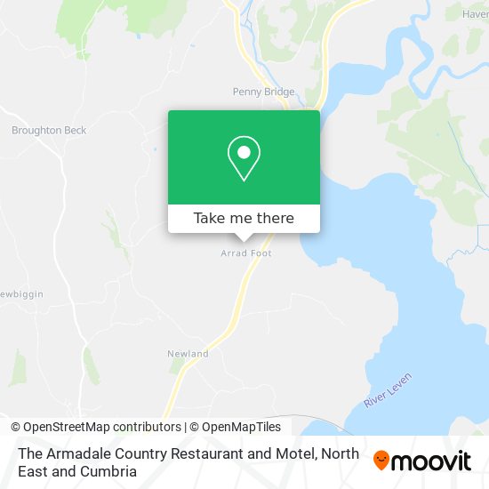 The Armadale Country Restaurant and Motel map