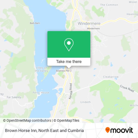 Brown Horse Inn map