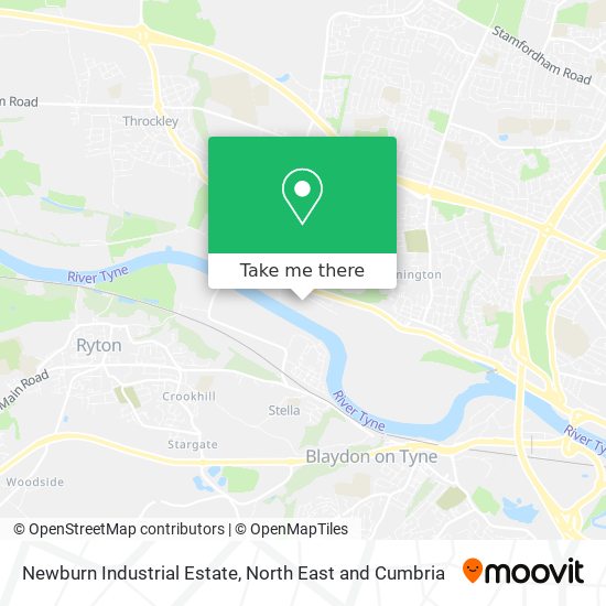 Newburn Industrial Estate map