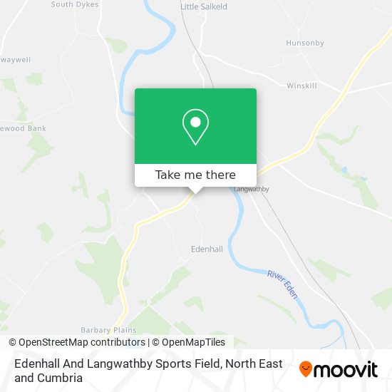 Edenhall And Langwathby Sports Field map