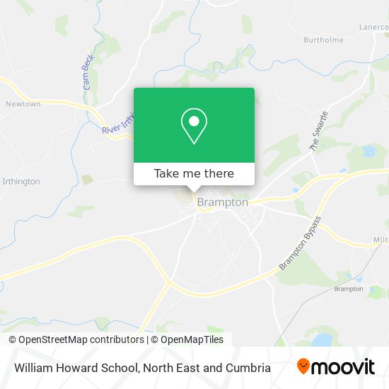 William Howard School map