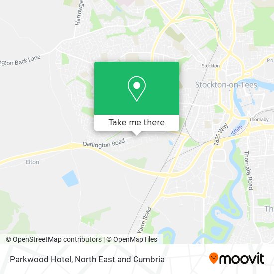 Parkwood Hotel map