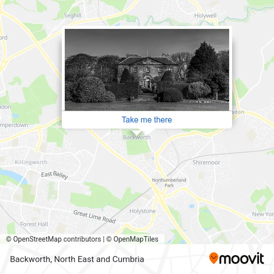 Backworth map