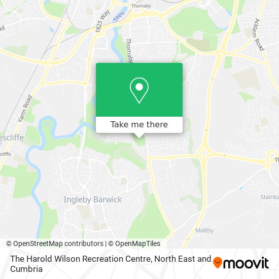 The Harold Wilson Recreation Centre map