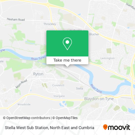 Stella West Sub Station map