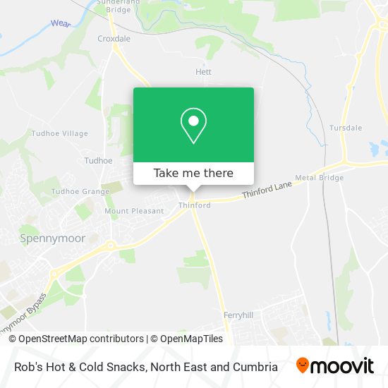 Rob's Hot & Cold Snacks map