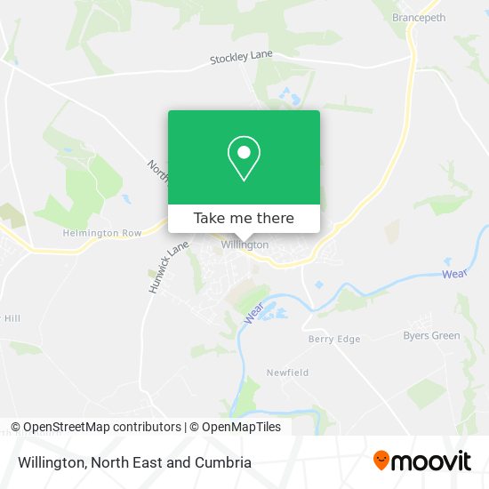 Willington map