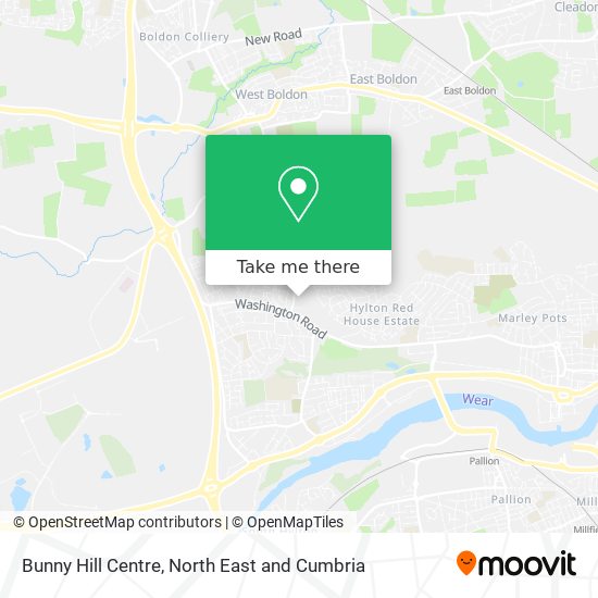 Bunny Hill Centre map