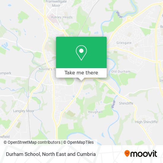 Durham School map