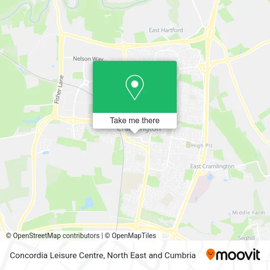 Concordia Leisure Centre map