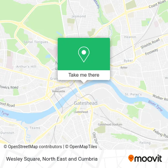 Wesley Square map