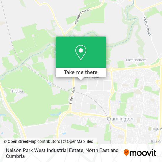 Nelson Park West Industrial Estate map