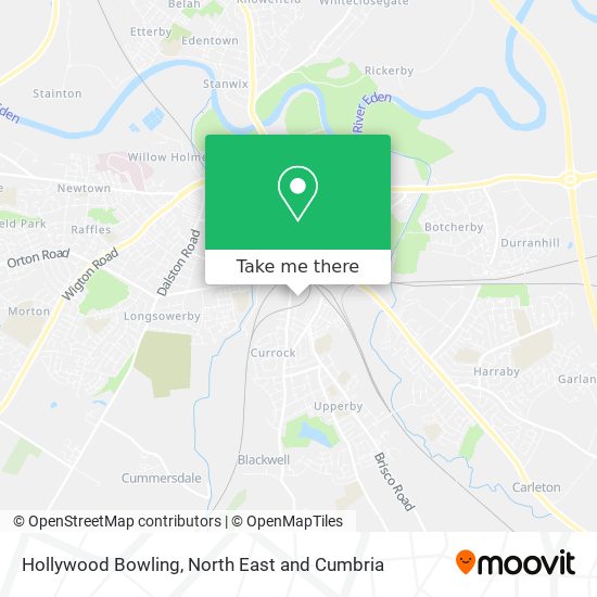 Hollywood Bowling map