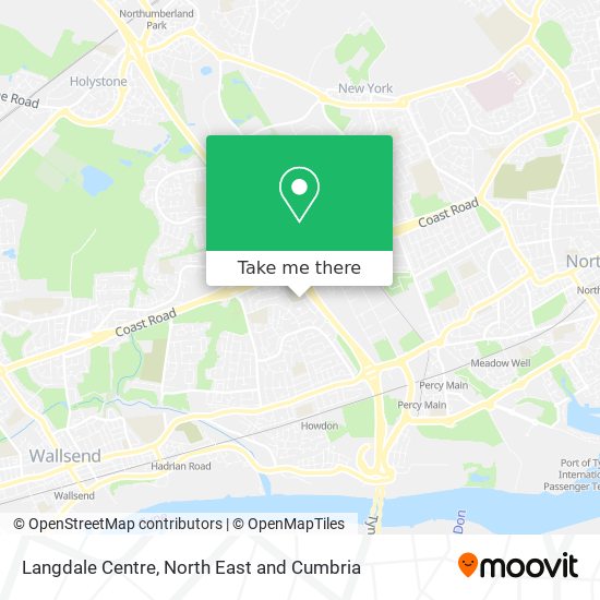 Langdale Centre map