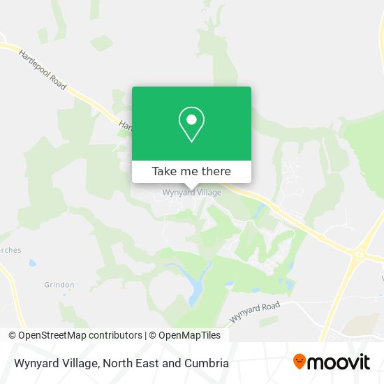 Wynyard Village map