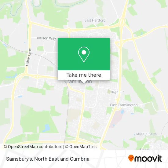Sainsbury's map