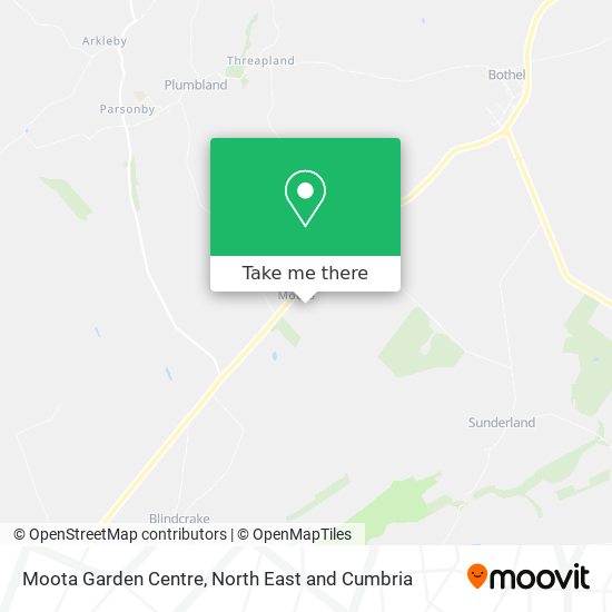 Moota Garden Centre map