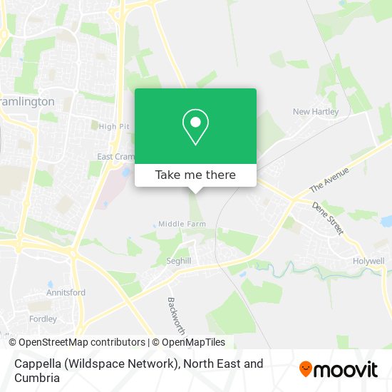 Cappella (Wildspace Network) map