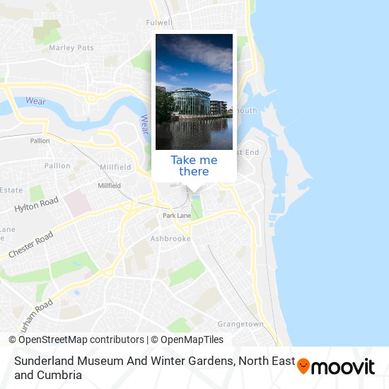 Sunderland Museum And Winter Gardens map
