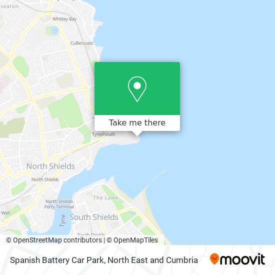 Spanish Battery Car Park map