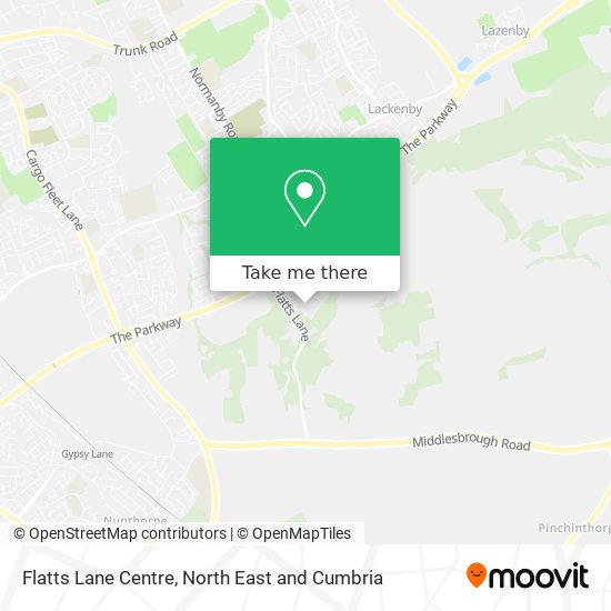 Flatts Lane Centre map