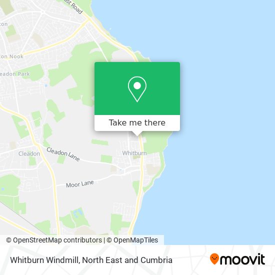 Whitburn Windmill map