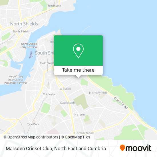 Marsden Cricket Club map