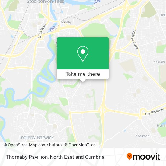 Thornaby Pavillion map