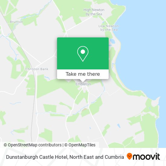 Dunstanburgh Castle Hotel map