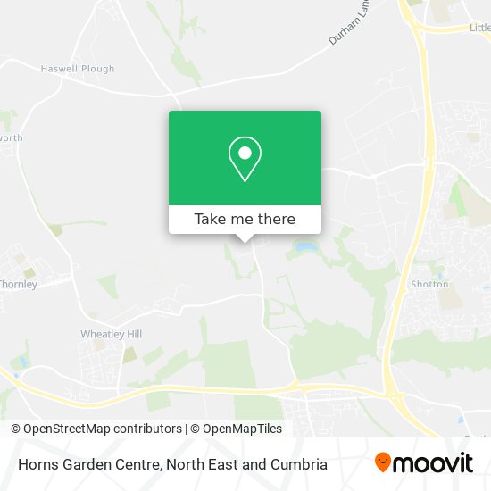 Horns Garden Centre map
