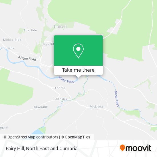 Fairy Hill map