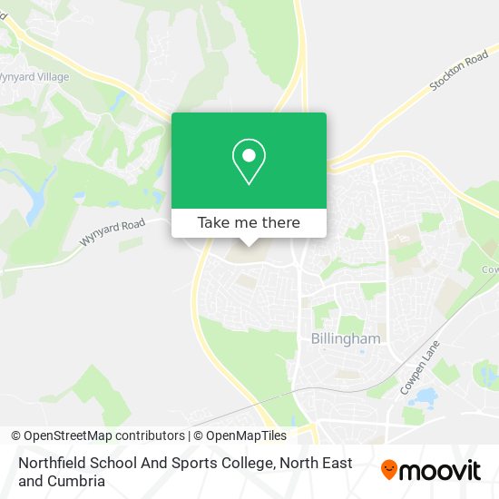 Northfield School And Sports College map