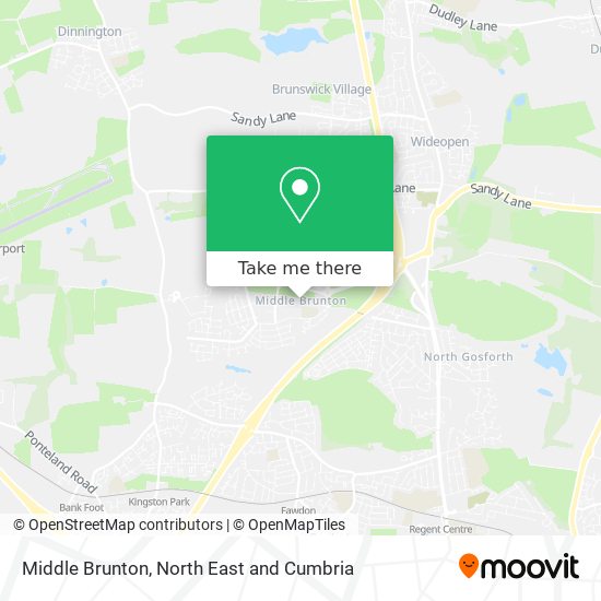 Middle Brunton map