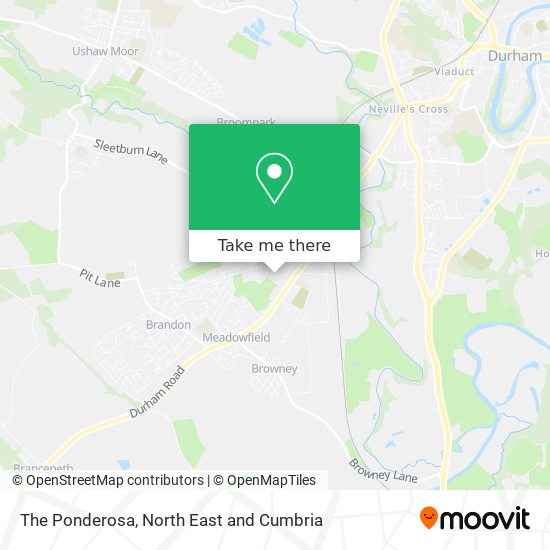 The Ponderosa map