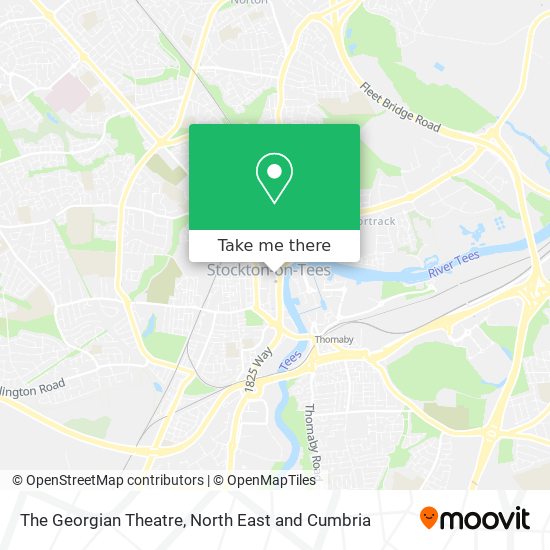 The Georgian Theatre map