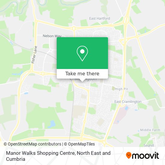 Manor Walks Shopping Centre map