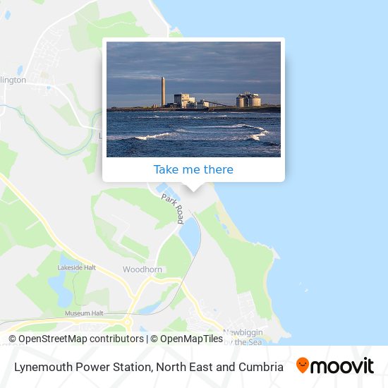 Lynemouth Power Station map