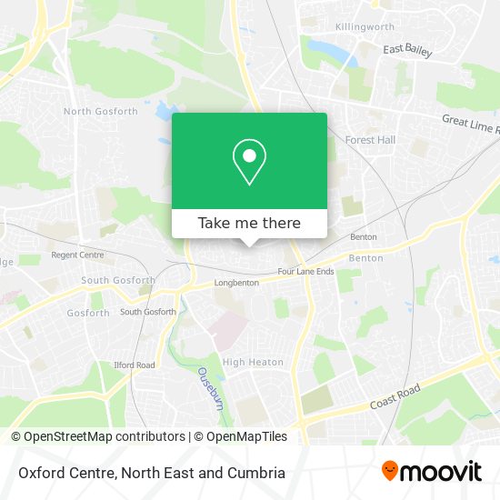 Oxford Centre map