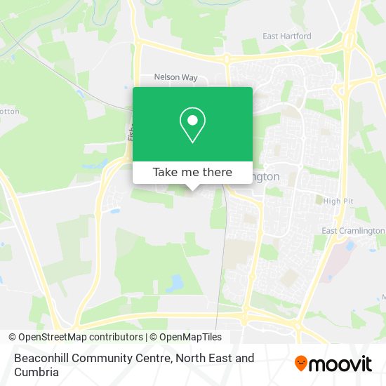 Beaconhill Community Centre map